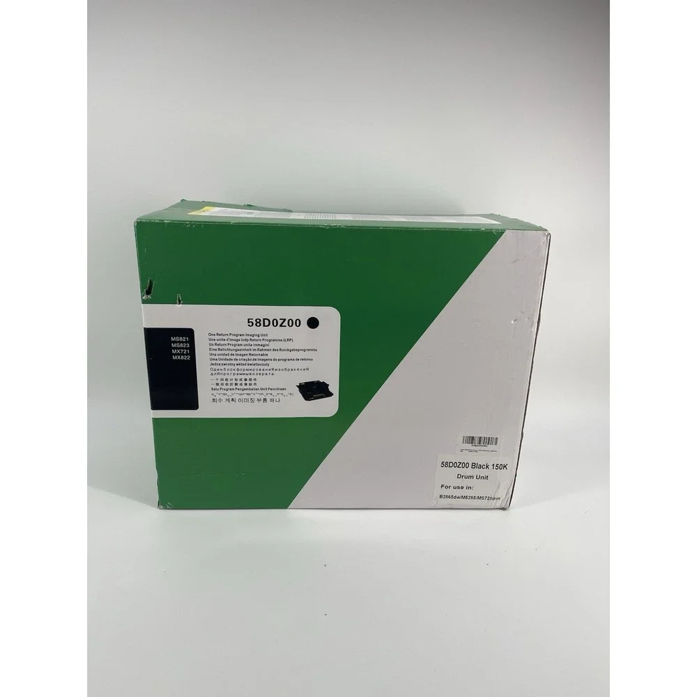 Lexmark 58D0Z00 Black Drum Unit 150K MS821 MS823 MX721 MX822‎ Open Box
